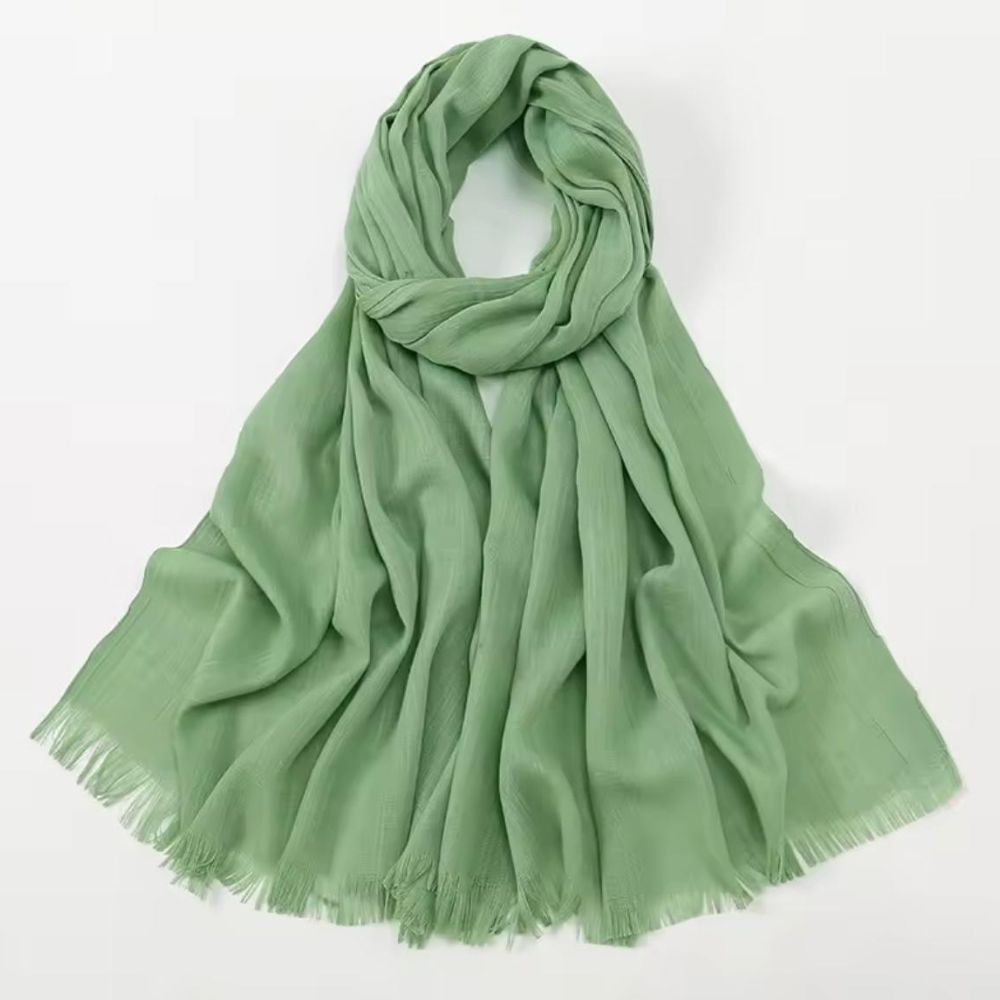 Turkish lawn Hijab - Mint Green