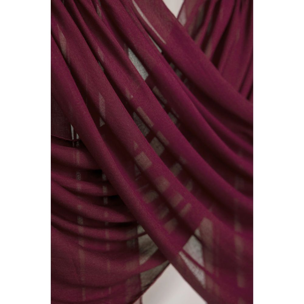 Luxury Modal Hijab - Maroon