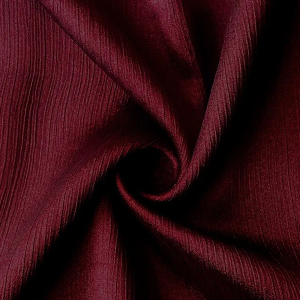 Crinkle Silk Hijab - Maroon