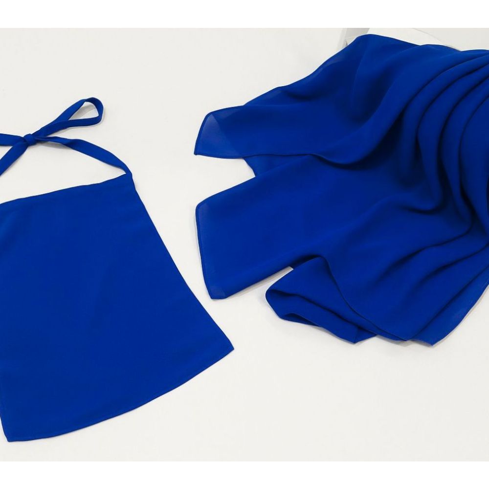 Hijab Niqab Set - Royal Blue