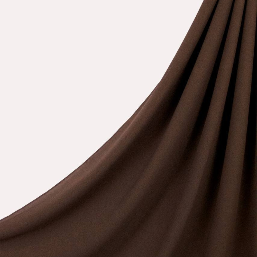 Classic Chiffon Hijab - Brown