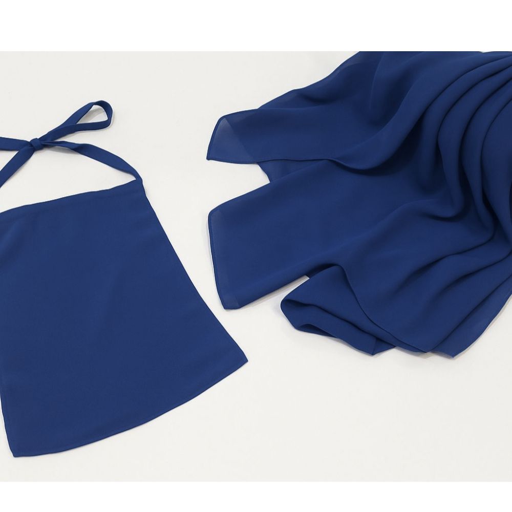 Hijab Niqab Set - Oak Blue