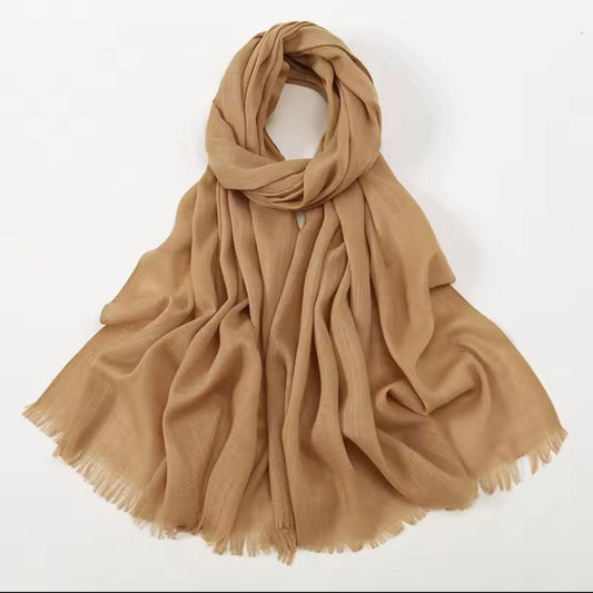 Turkish lawn Hijab - Beige