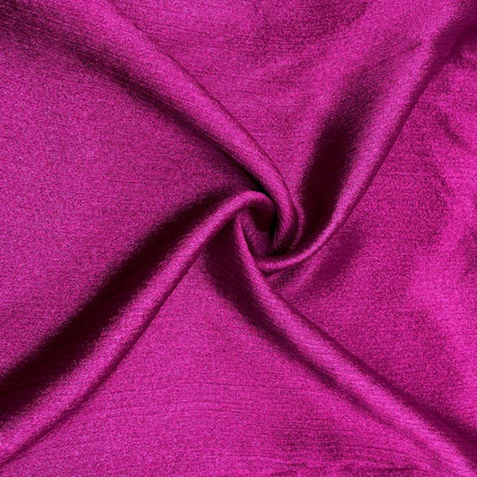 Crinkle Silk Hijab - Margenta