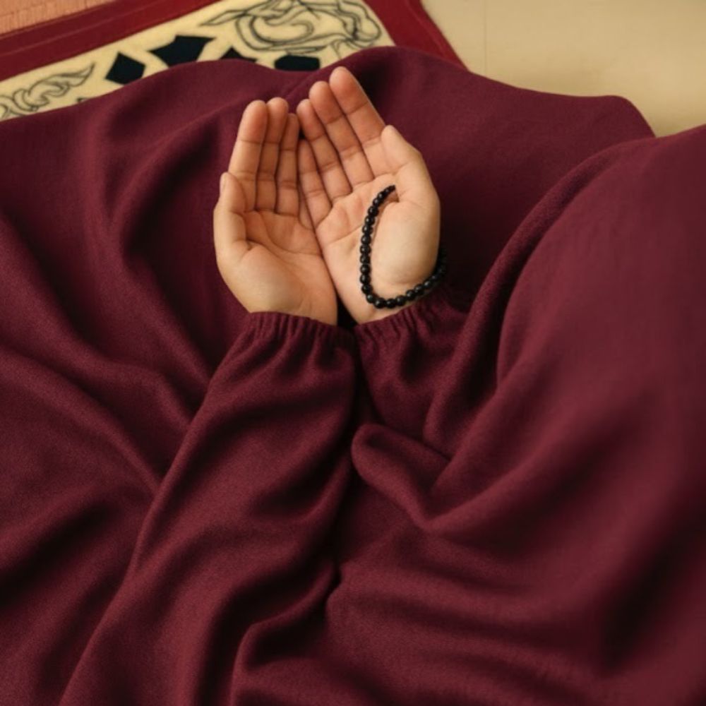 Namaz Chaddar - Maroon