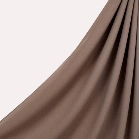 Classic Chiffon Hijab - Wood