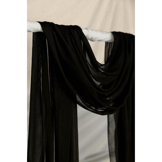 Luxury Modal Hijab - Black