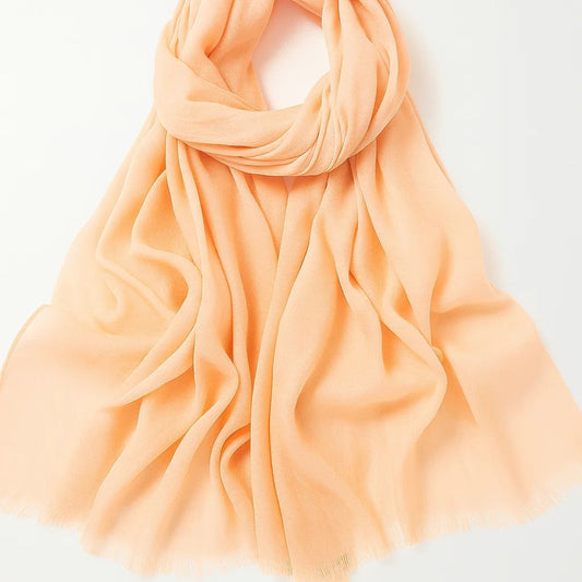 Turkish lawn Hijab - Peach