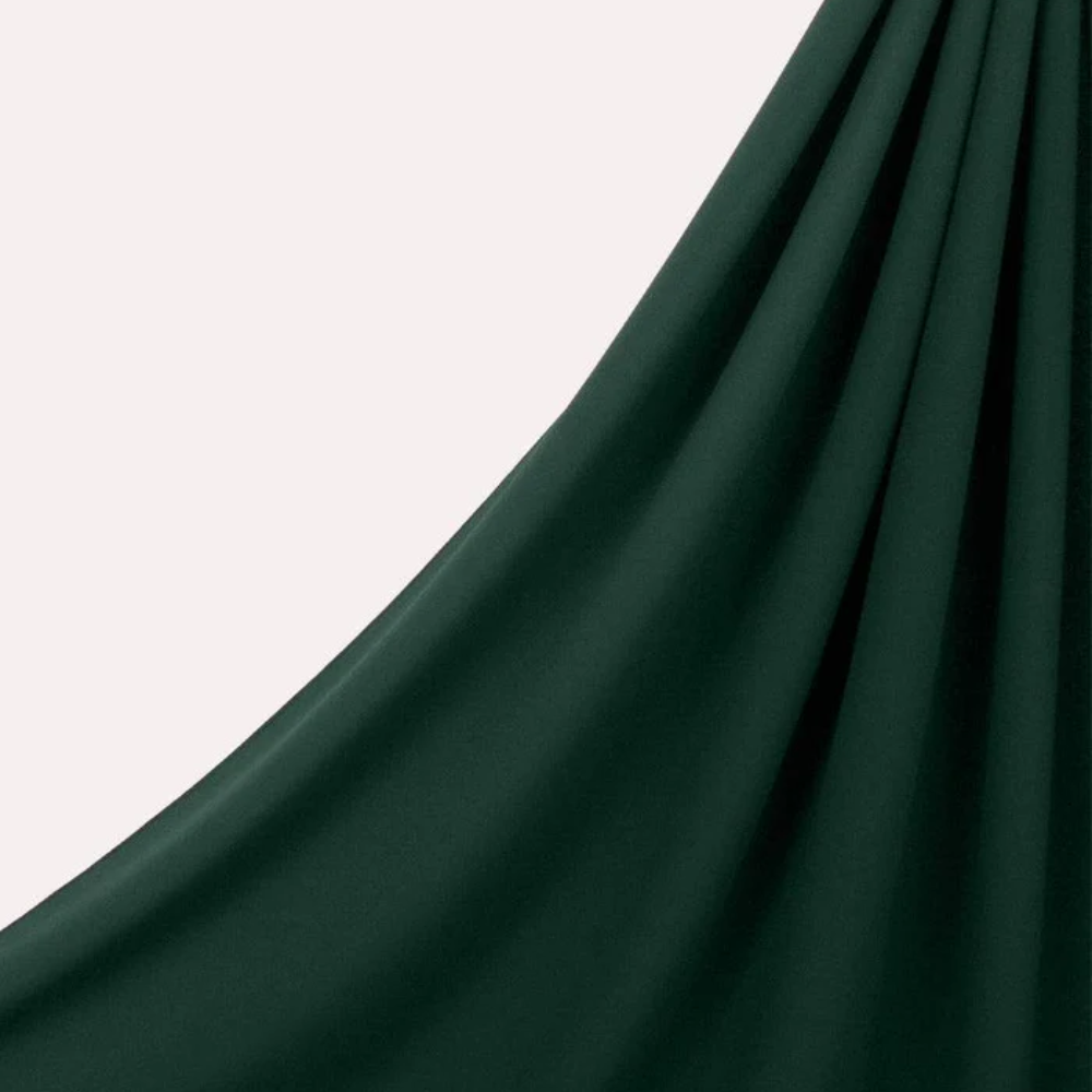 Classic Chiffon Hijab - Bottle green