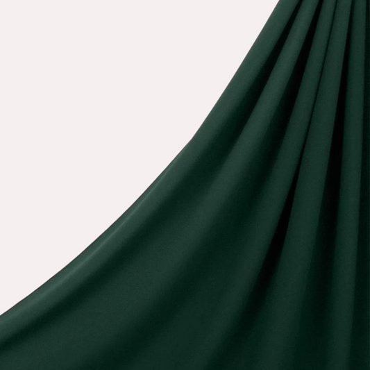 Classic Chiffon Hijab - Bottle green