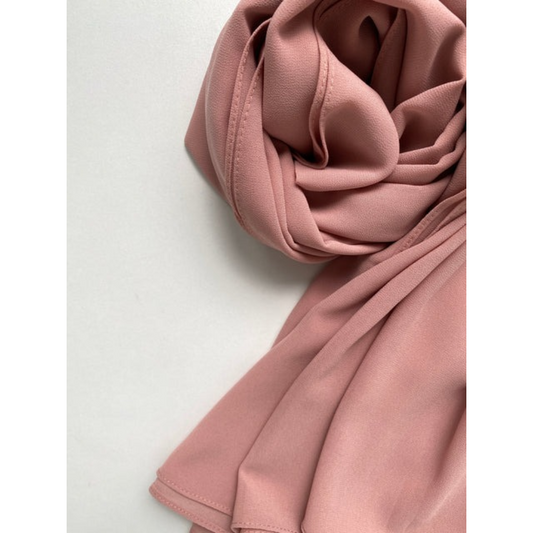 Classic Chiffon Hijab - Blush