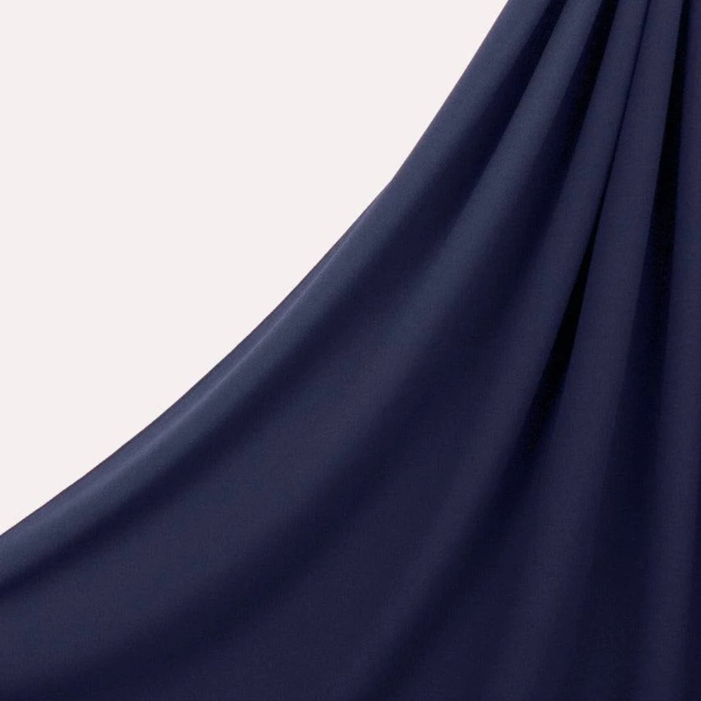 Classic Chiffon Hijab - Navy blue