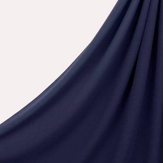 Classic Chiffon Hijab - Navy blue