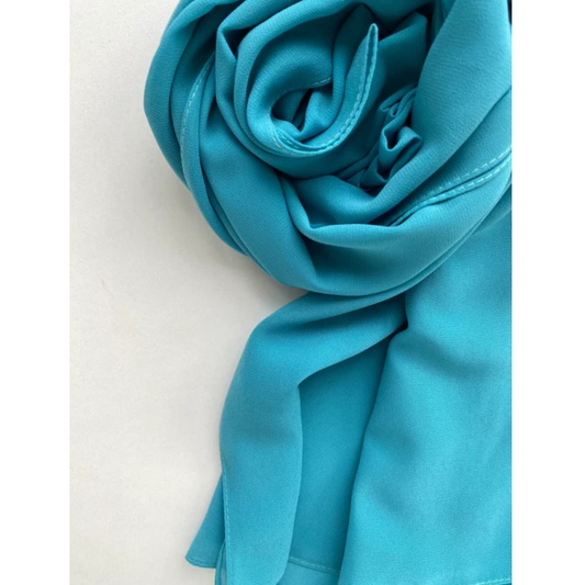 Classic Chiffon Hijab - Teal