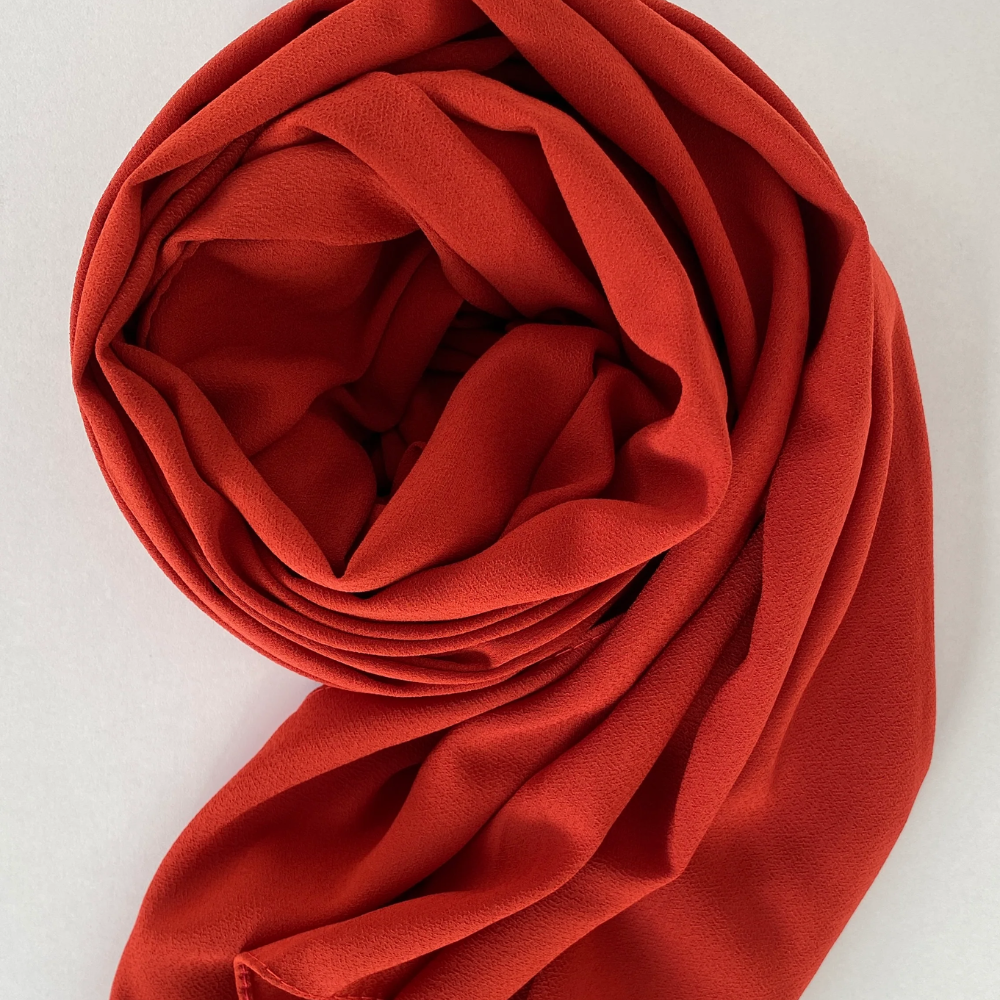 Classic Chiffon Hijab - Red