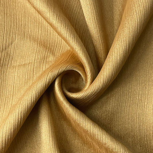 Crinkle Silk Hijab - Gold