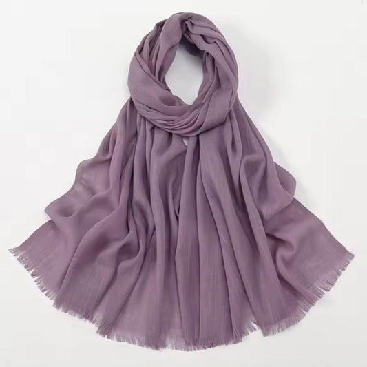 Turkish lawn Hijab - Orchid
