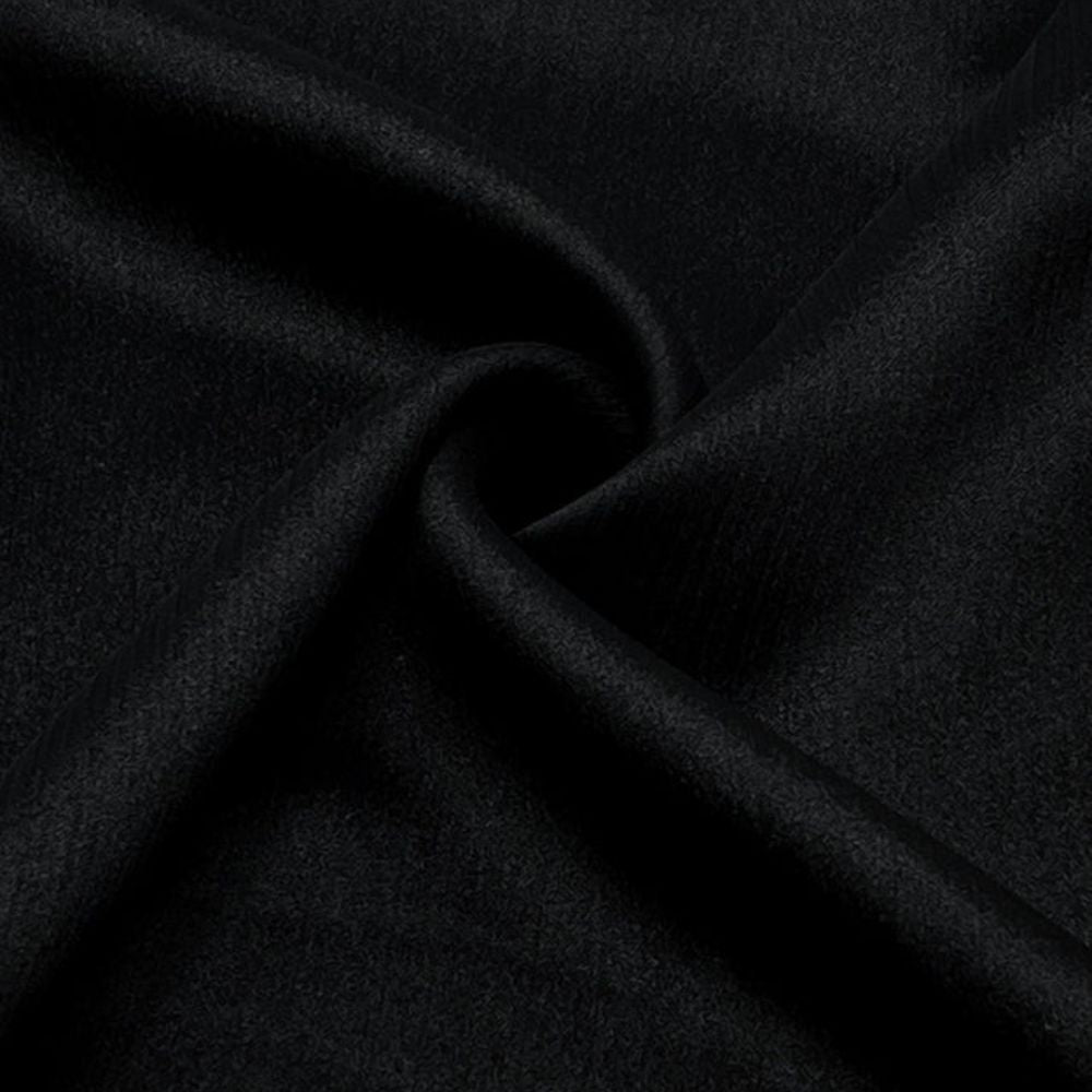 Crinkle Silk Hijab - Black