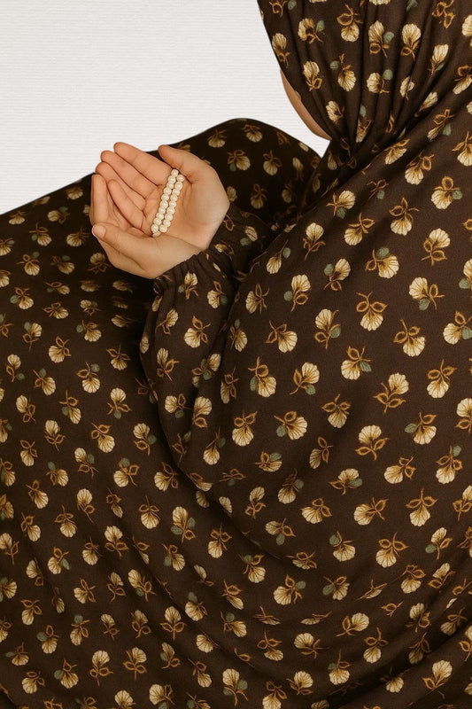 Namaz Chaddar - Floras Brown