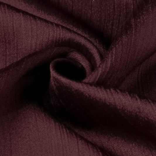 Crinkle Silk Hijab - Burgundy